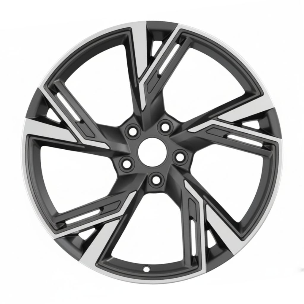 AU9 19x8.5 5x112 +32 66.6 GUN METAL MACHINED FACE