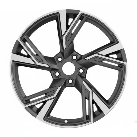 AU9 19x8.5 5x112 +32 66.6 GUN METAL MACHINED FACE