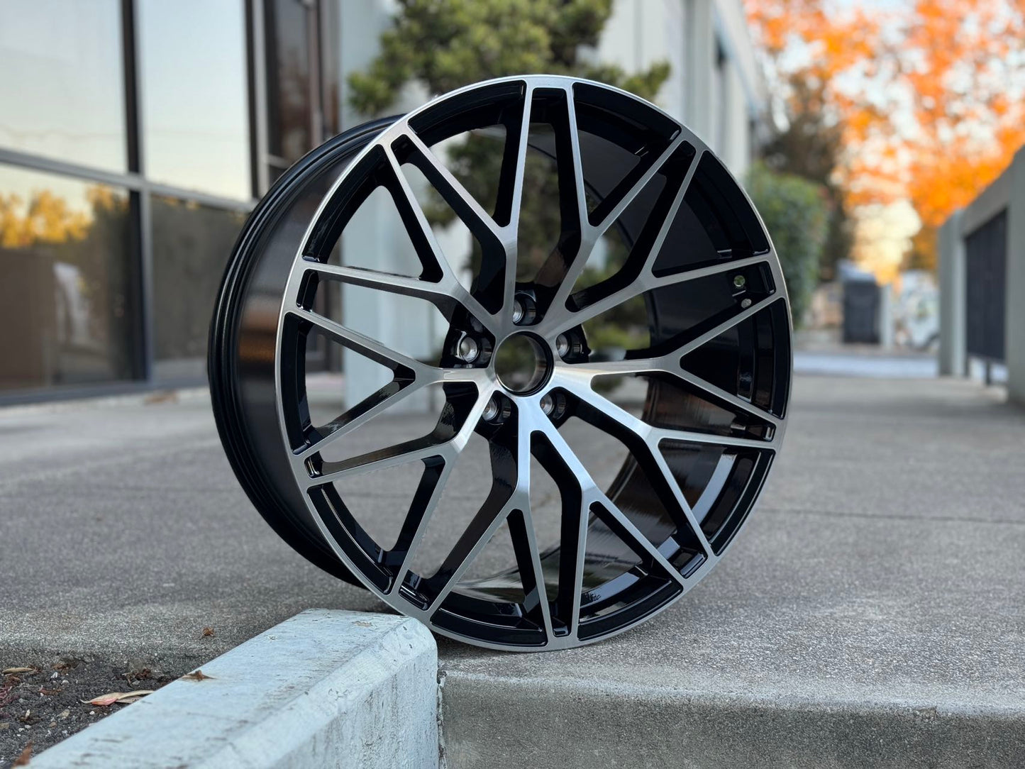 PS1 21x11 5x130 +58 71.6 Black Machined Face