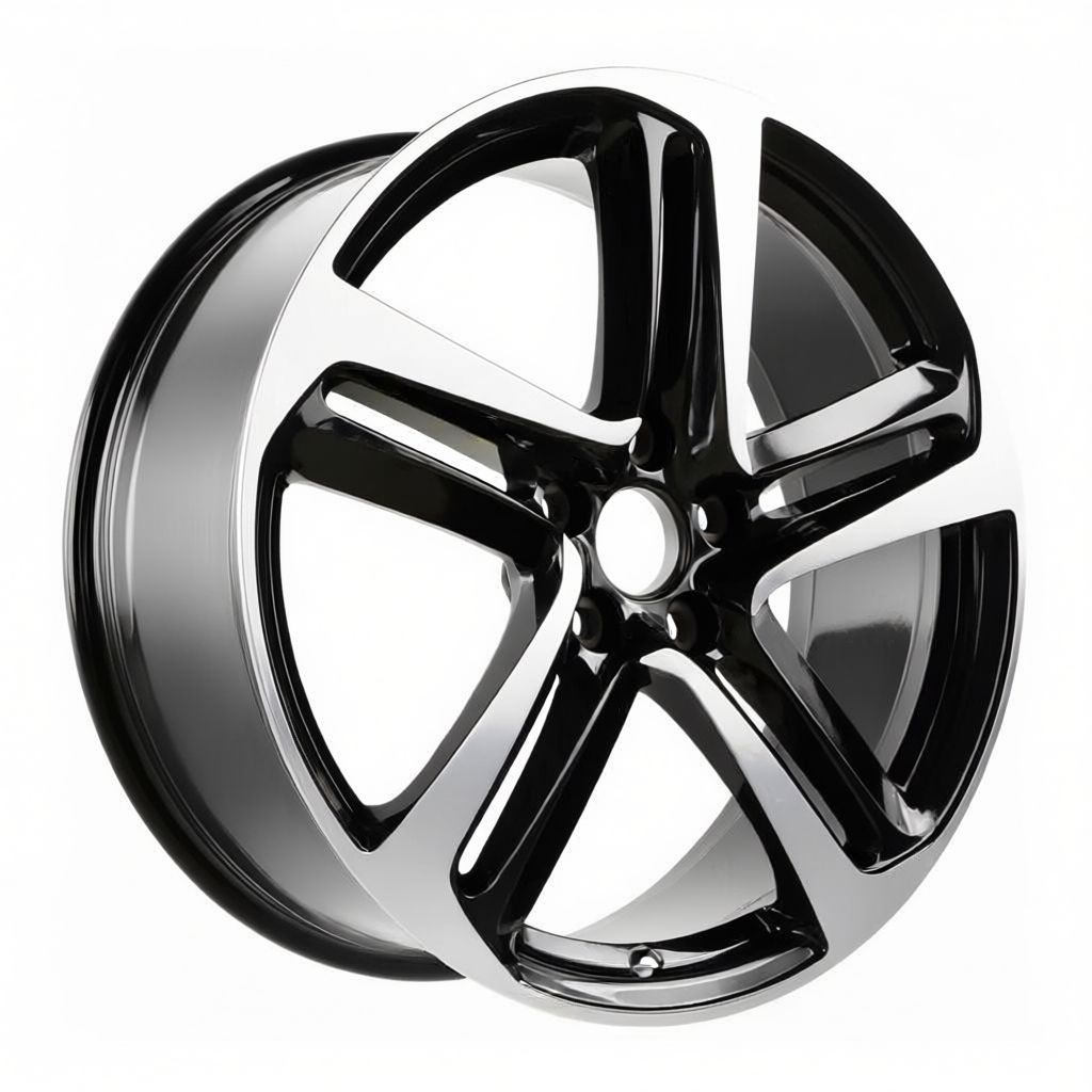 HD1 20x8.5 5x114.3 +35 64.1 Black Machined Face