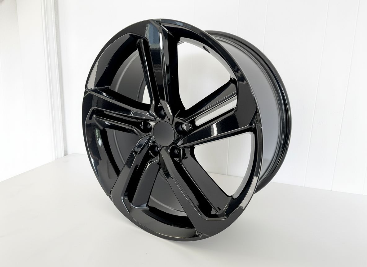 HD1 18x8.5 5x114.3 +35 64.1 GLOSS BLACK