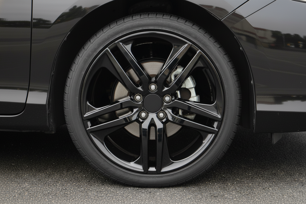 HD2 18x8 5x114.3 +35 64.1 Gloss Black