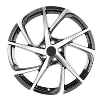 HD4 20x8 5x114.3 +35 64.1 BLACK MACHINED FACE (HONDA ACCORD CIVID SI TSX MDX TLX)