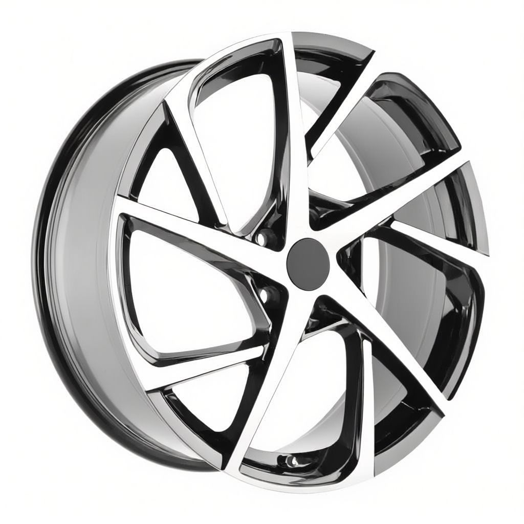 HD4 20x8 5x114.3 +35 64.1 BLACK MACHINED FACE (HONDA ACCORD CIVID SI TSX MDX TLX)