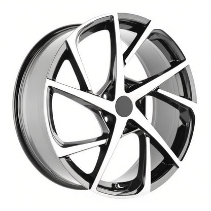 HD4 20x8 5x114.3 +35 64.1 BLACK MACHINED FACE (HONDA ACCORD CIVID SI TSX MDX TLX)