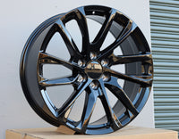 GM4 22x9 6x139.7 +24 78.1 GLOSS BLACK (FITS GMC SILVERADO TAHOE SIERRA)