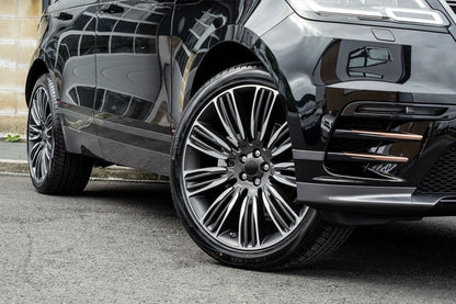 LR1 20x9.5 5x108 +45 63.4 Gloss Black Machined Face