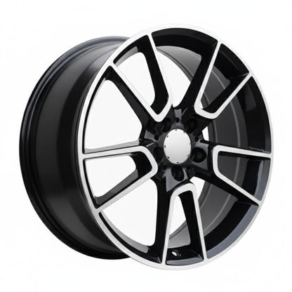 MB10 19x8.5 5x112 +35 66.6 Black Machined Face