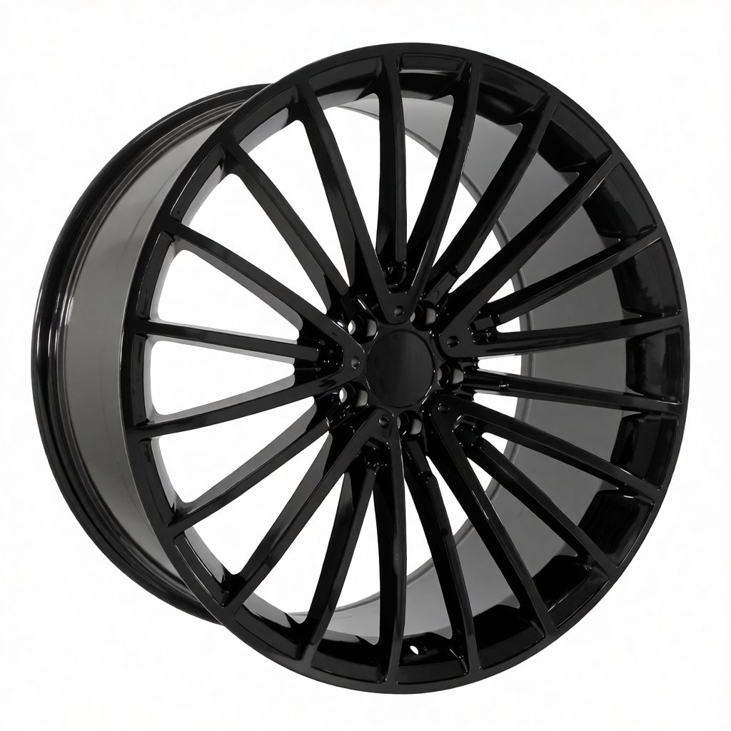 MB15 20x9.5 5x112 +45 66.6 Gloss Black