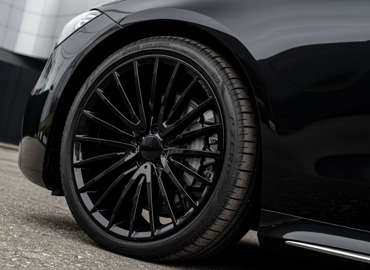 MB15 19x8.5/19x9.5 5x112 +35/+40 Gloss Black (Set of 4)