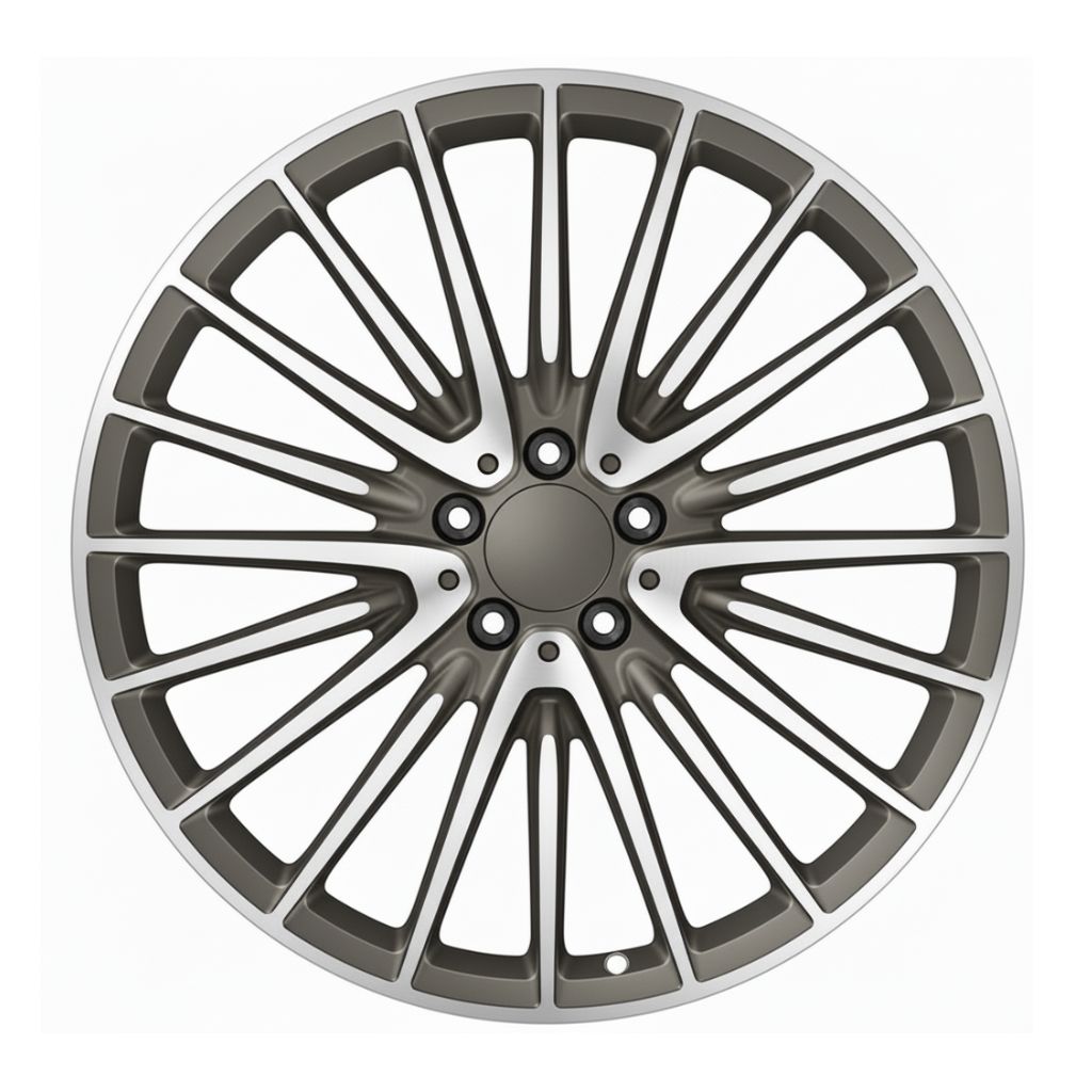 MB15 20x9.5 5x112 +40 66.6 Gunmetal  Machined Face