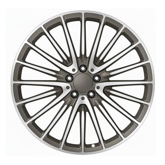 MB15 19x8.5 5x112 +35 66.6 Gunmetal Machined Face