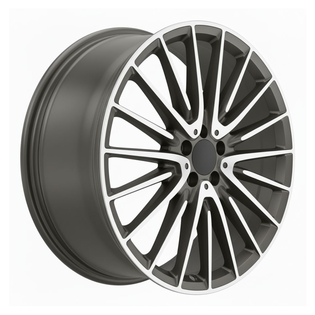 MB15 20x9.5 5x112 +40 66.6 Gunmetal  Machined Face