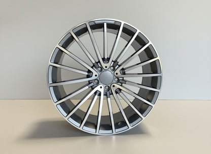 MB15 20x9.5 5x112 +40 66.6 Gunmetal  Machined Face