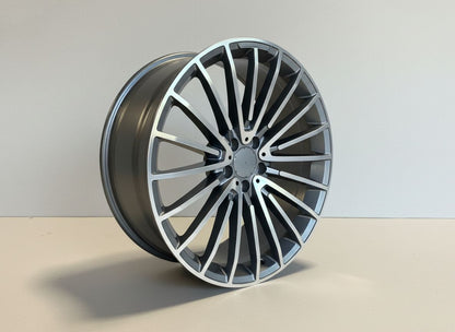 MB15 20x9.5 5x112 +40 66.6 Gunmetal  Machined Face