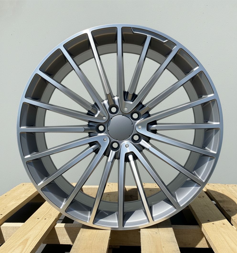 MB15 20x9.5 5x112 +40 66.6 Gunmetal  Machined Face