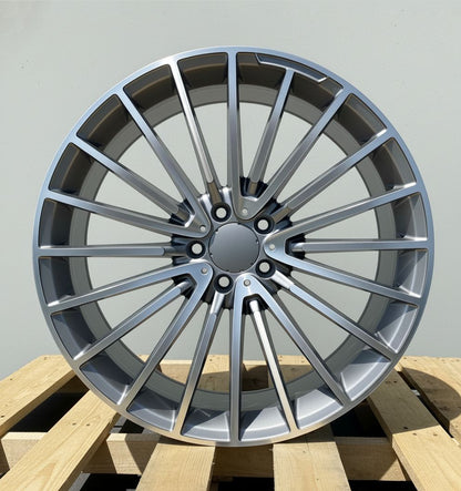 MB15 20x9.5 5x112 +40 66.6 Gunmetal  Machined Face