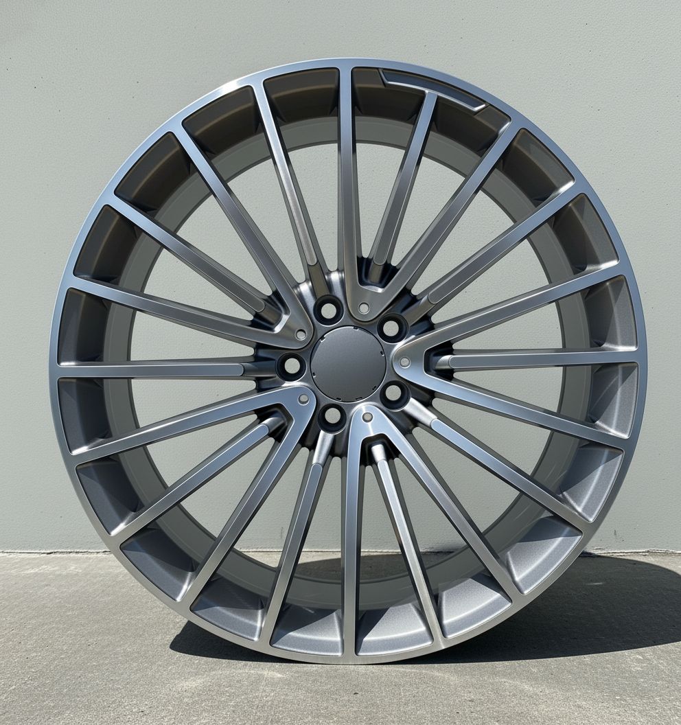 MB15 20x9.5 5x112 +40 66.6 Gunmetal  Machined Face
