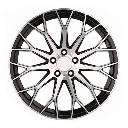 MB20 19x8.5 5x112 +35 66.6 Black Machined Face