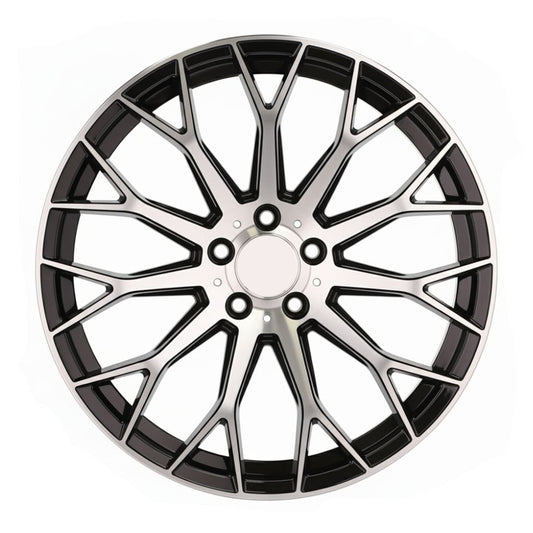 MB20 19x8.5 5x112 +35 66.6 Black Machined Face