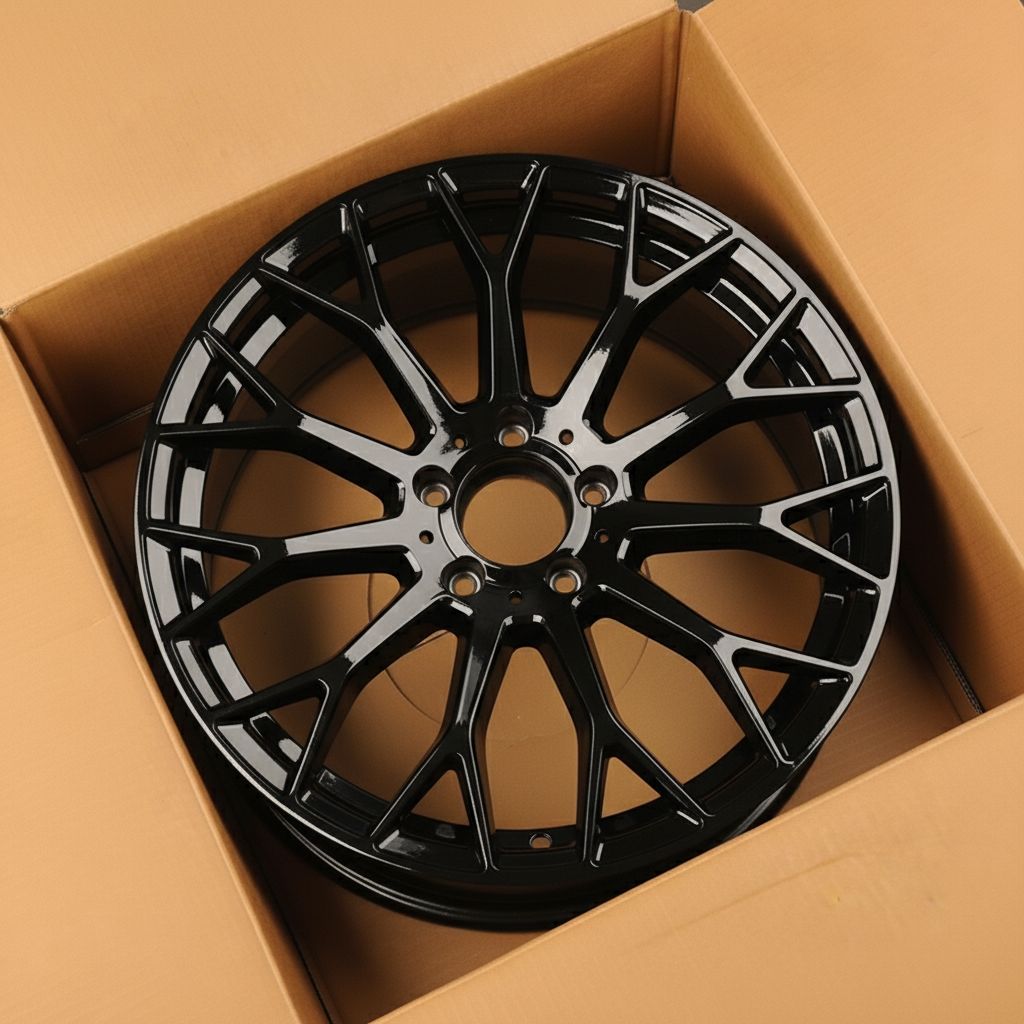 MB20 19x9.5 5x112 +40 66.6 Matte Black Machined Tip