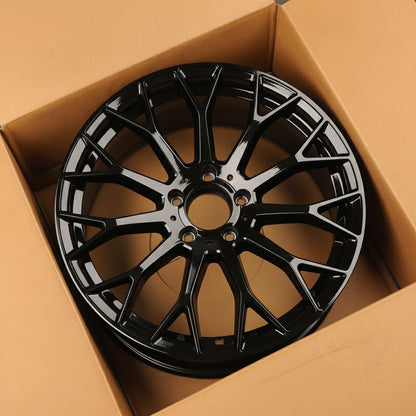 MB20 19x9.5 5x112 +40 66.6 Matte Black Machined Tip