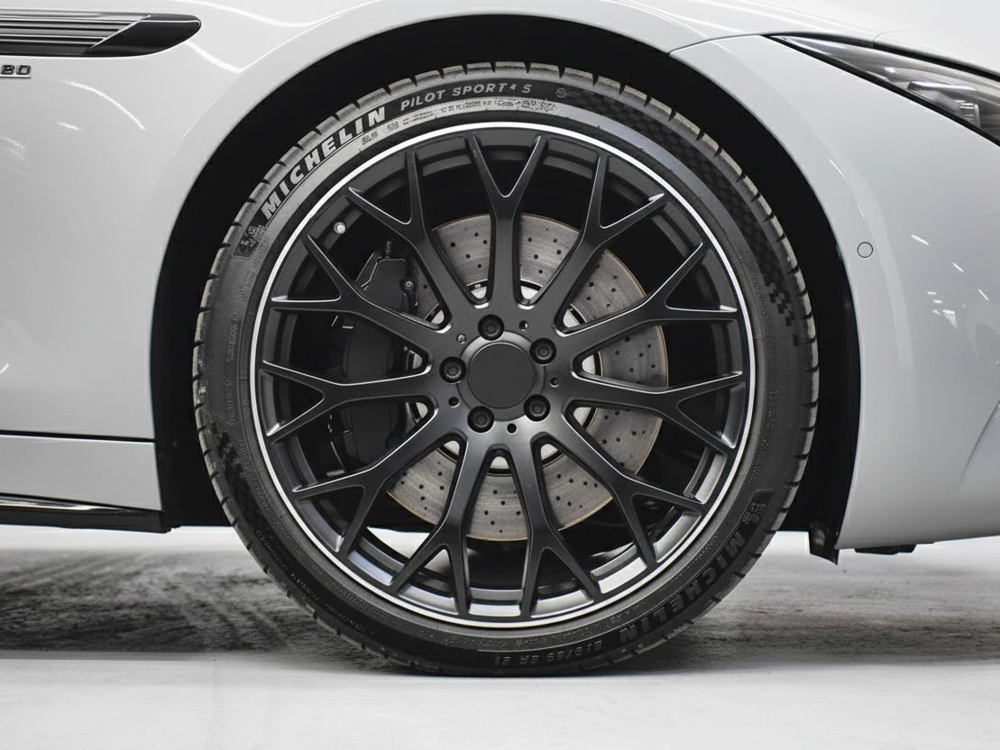 MB20 19x9.5 5x112 +40 66.6 Matte Black Machined Tip