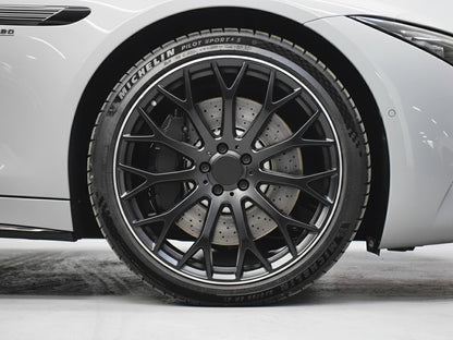 MB20 19x9.5 5x112 +40 66.6 Matte Black Machined Tip