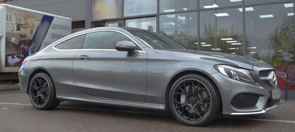 MB21 18x8 5x112 +35 66.6 Matte Black Machined Tip