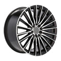 MB23 20x8.5/20x9.5 5x112 +35/+38 Black Machine Face (Set of 4)