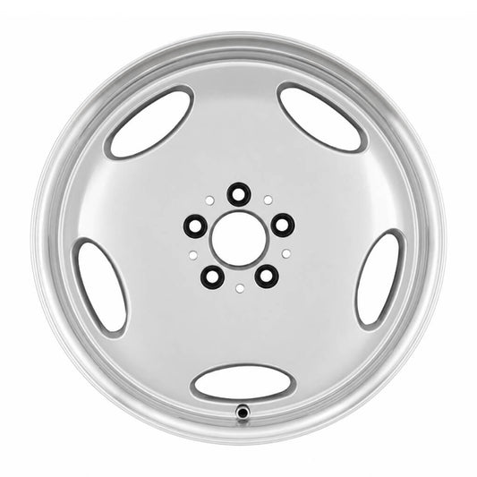 MB25 18x8.5 5x112 +35 66.6 Silver Machined Lip