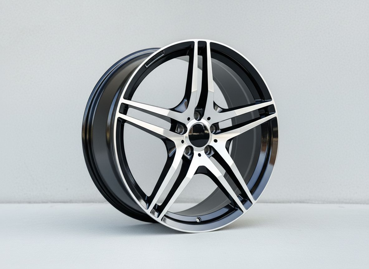 MB3 18x8.5 5x112 +35 66.6 Black Machined Face