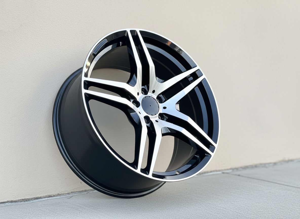 MB3 18x8.5 5x112 +35 66.6 Black Machined Face