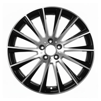 MB4 20x8.5 5x112 +35 66.6 Black Machined Face