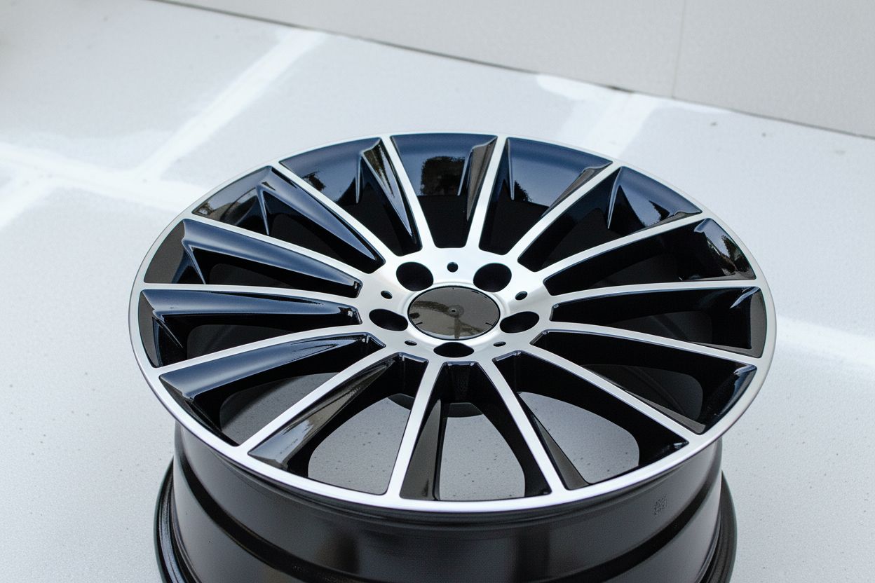 MB4 20x8.5 5x112 +35 66.6 Black Machined Face