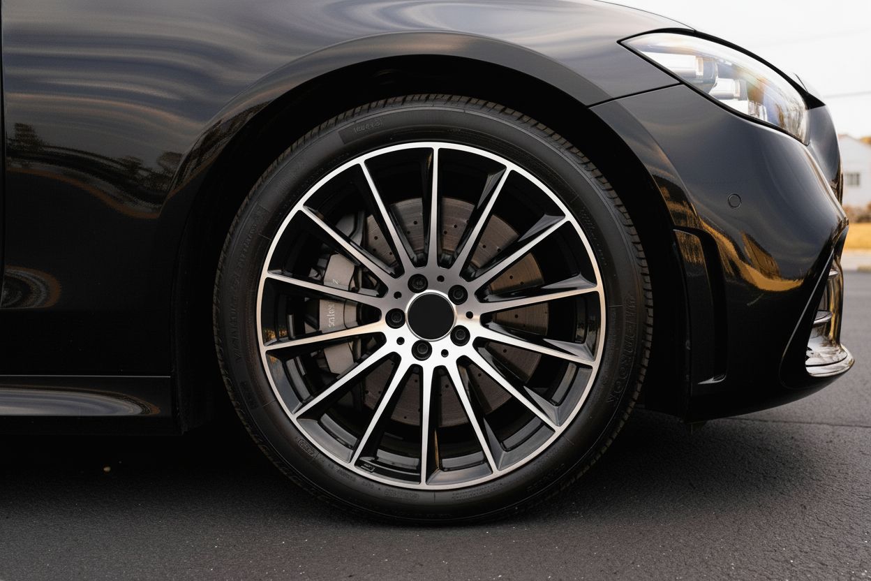 MB4 20x8.5 5x112 +35 66.6 Black Machined Face