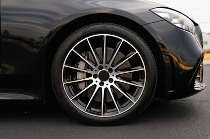 MB4 20x8.5 5x112 +35 66.6 Black Machined Face