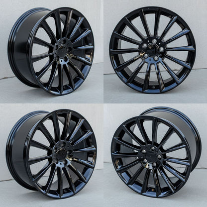 MB4 19x9.5 5x112 +38 66.6 Gloss Black