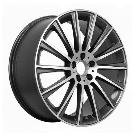 MB4 18x8 5x112 +35 66.6 Gunmetal Machined Face