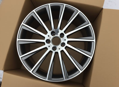 MB4 18x8 5x112 +35 66.6 Gunmetal Machined Face