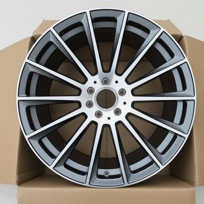 MB4 18x9.5 5x112 +38 66.6 Gunmetal Machined Face
