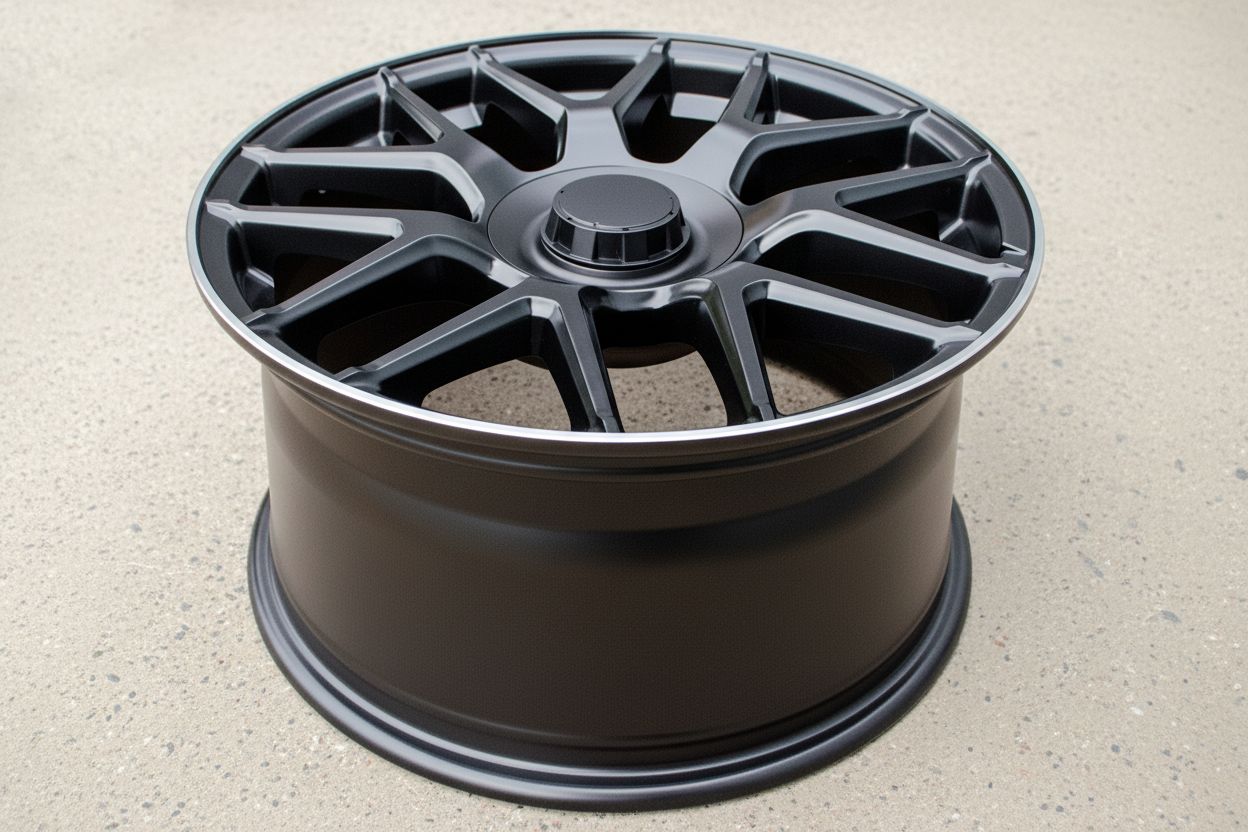 MB8 19x9.5 5x112 +35 66.6 Matte Black Machined Tip