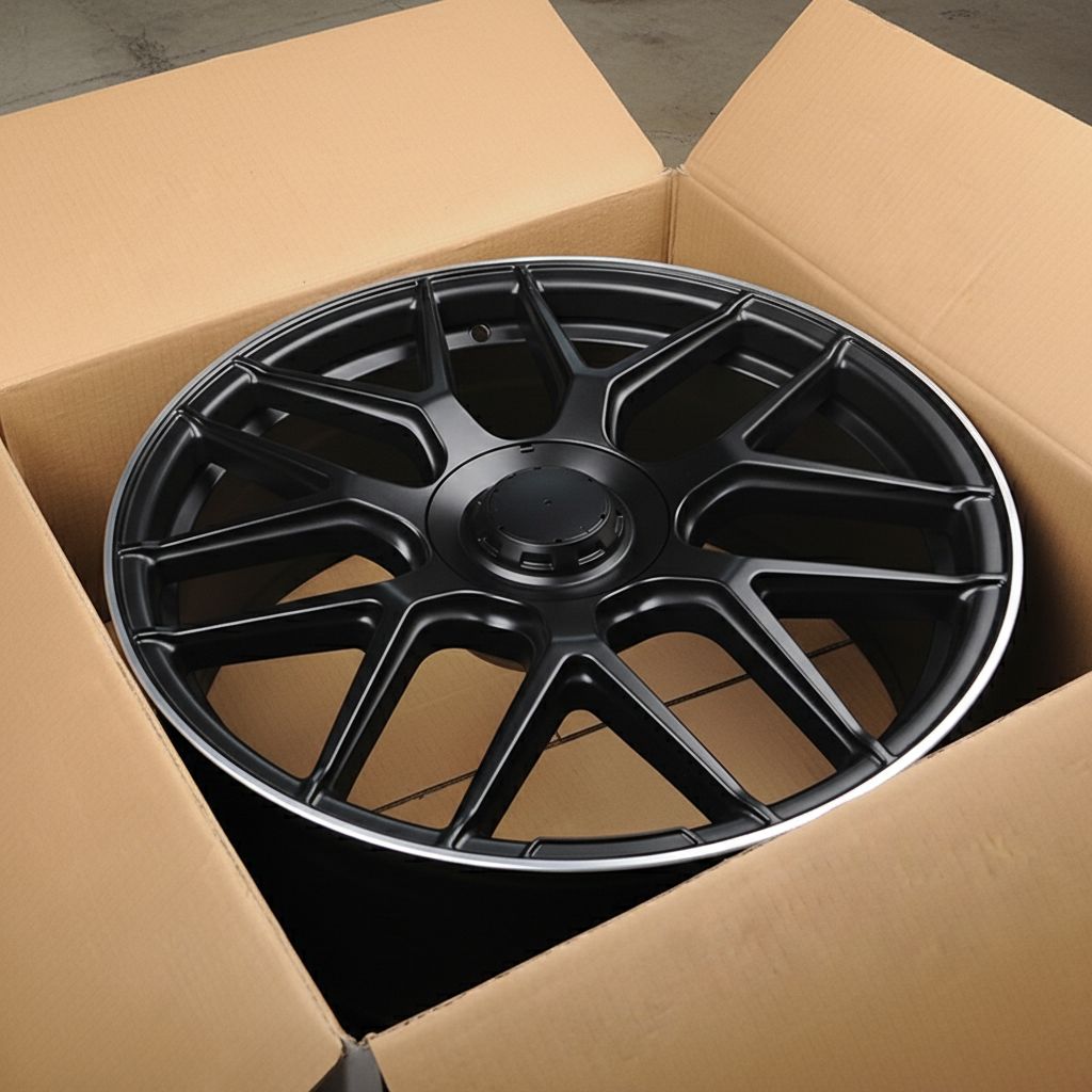 MB8 19x9.5 5x112 +35 66.6 Matte Black Machined Tip