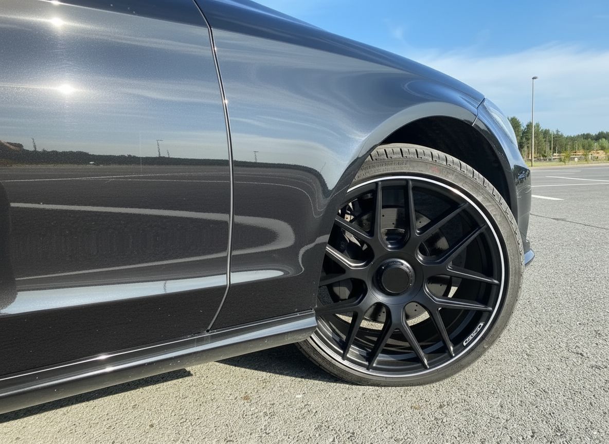 MB8 19x9.5 5x112 +35 66.6 Matte Black Machined Tip
