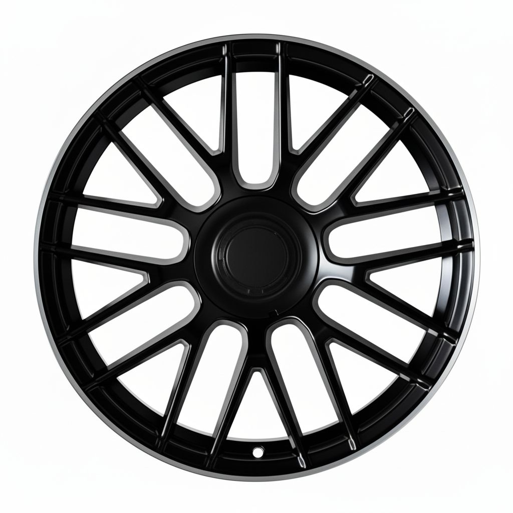 MB8-V2 18x9 5x112 +42 66.6 Matte Black Machined Tip