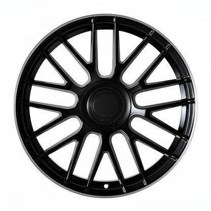 MB8-V2 18x9 5x112 +42 66.6 Matte Black Machined Tip