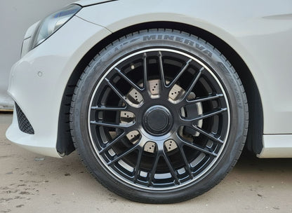 MB8-V2 18x9 5x112 +42 66.6 Matte Black Machined Tip