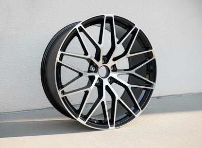 PS1 21x11 5x130 +58 71.6 Black Machined Face