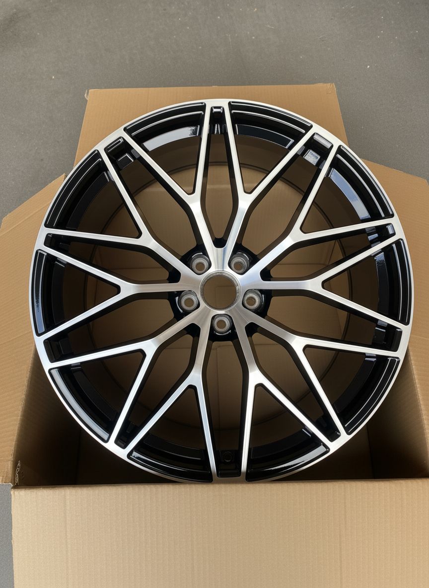 PS1 21x11 5x130 +58 71.6 Black Machined Face