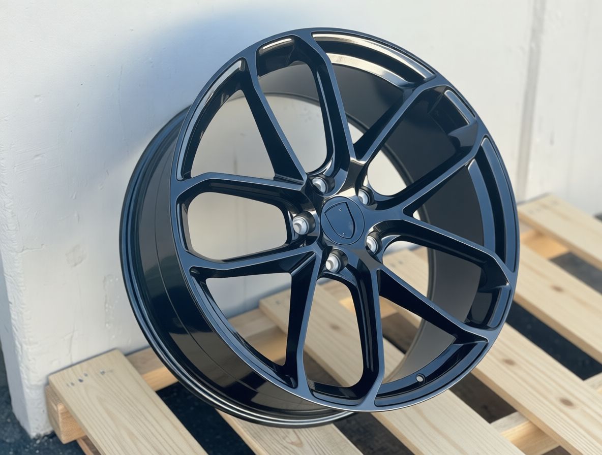 PS2 22x11.5 5x130 +58 71.6 Gloss Black